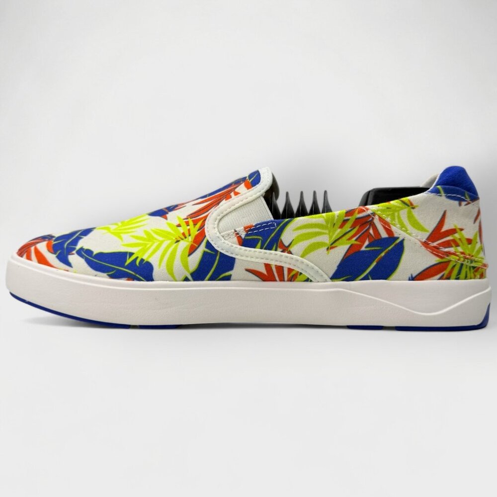 OluKai Lae‘ahi Pa‘i Men’s Slip-On Shoes Size 9.0 Off-White/Aloha10444-18HA - Picture 2 of 11